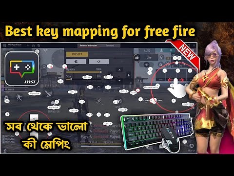 Best Keymapping for free fire PC 🎯 | msi app player 5 Easy Custom HUD For New Emulator Players 🔥