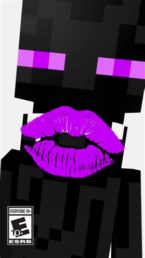 Enderman kiss 💋 | minecraft