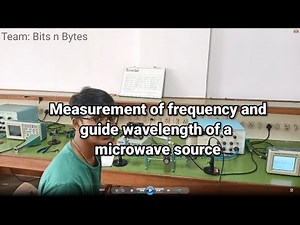 Measurement of Frequency and Wavelength of a Microwave Source