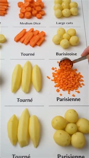 " Essential French Vegetable Cuts Guide | Chef Skills 101"
