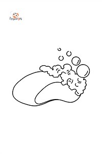 Soap coloring page ♥ for kids Online or Printable for Free!