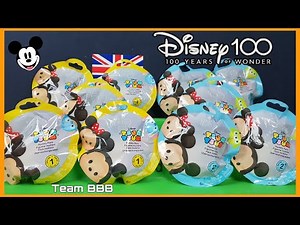 NEW! DISNEY 100 TSUM TSUM BLIND BAGS! Series 1 And Series 2 Unboxing video RARE FOUND!
