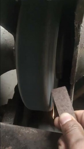 Metal Cutting by Grinder Machine | Round Shape of Corner Cutting | Mild Steel Metal Machining