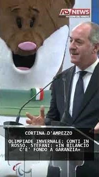 OLIMPIADE INVERNALE: CONTI IN ROSSO. STEFANI: «IN BILANCIO C'E' FONDO A GARANZIA» | 20/04/2026