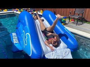 24 hours in the POOL Challenge Mary and Izzy