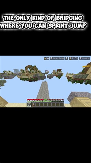 Different types of bridging part 4 #minecraft #hive #minecraftgameplay #gaming #giveaway #bugrock