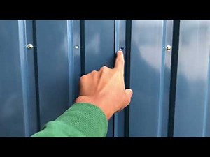 Outsunny 11’ by 9’ Steel Outdoor Garden Shed Video 22