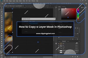 How to Copy a Layer Mask in Photoshop | Clipping Pixel