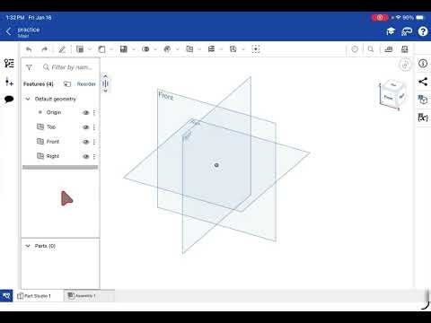 OnShape - Basic Drawing Techniques 1