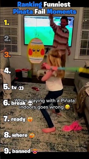 Ranking Best Piñata Fail Moments