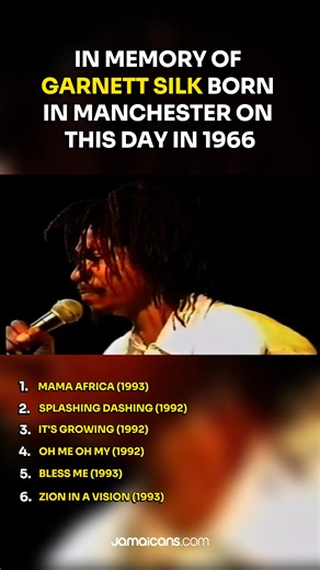Today, we remember Garnet Silk on what would have been his 59th birthday! 🎶🎉 🎤 With a smooth, soulful, and deeply spiritual voice like no other Garnett Silk left an unforgettable mark on reggae music. Though his time was short, his impact was immeasurable. From powerful anthems like “Hello Mama Africa” to heartfelt classics like “It’s Growing” and “Zion in a Vision”, his music continues to uplift and inspire generations. Today, on his birthday, we celebrate the legacy of a true reggae icon. �