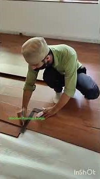 luxury look laminated flooring installation in #hardwood #home