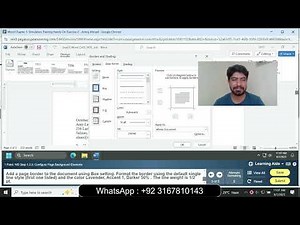 Word Chapter 1 Simulation Training Hands-On Exercise 2 | Word Chapter 1 Simulation Exam Hands-On