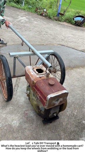 DIY Hand Cart – A Simple Helper for Heavy Loads 📦