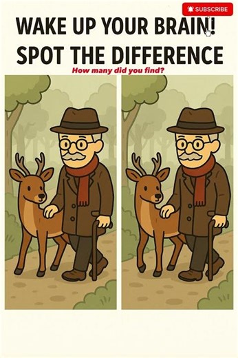 🦌 Spot the Difference | Grandpa and the Deer