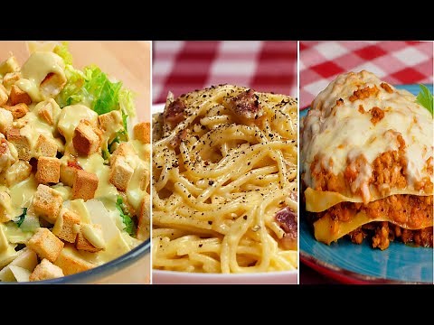 4 VERY POPULAR ITALIAN recipes that are very EASY to make so they always turn out well