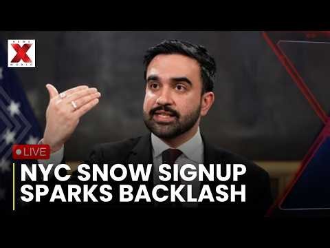 NYC Winter Storm LIVE: NYC Mayor's Snow Shoveler Signup Draws ID Paperwork Backlash | NewsX World
