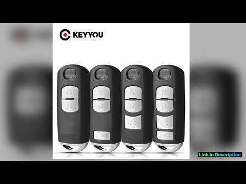 KEYYOU Fob 234 Buttons Smart Car Key Shell Case For Mazda 3 5 6 CX5 CX7 CX9 MX5 Miata RX8 20062018