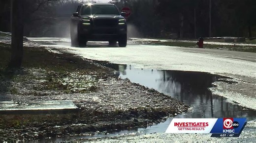 Water leak undergoing repairs in KC’s Waldo neighborhood