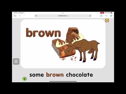 Color BROWN - Learning Colors for Kids by Starfall