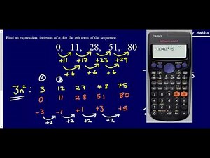 Quadratic Sequences - Finding the Nth term - (Edexcel GCSE Maths 9-1 New Syllabus)