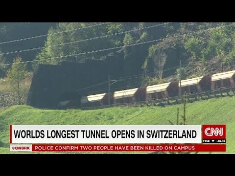 World's longest tunnel opens deep beneath Swiss Alps