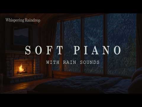 Peaceful Piano and Calming Rain Sounds 🌧️ Cozy Bedroom Sounds to Release Stress and Unwind