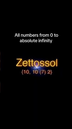 All numbers from 0 to Infinity 😳♾️