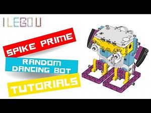 LEGO SPIKE PRIME Building Instructions - RANDOM DANCING BOT TUTORIALS