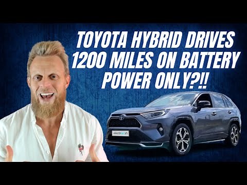 Toyota Hybrid Breaks World Record: Drives 1200 Miles on electric power only