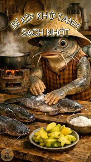 Bí Kíp Khử Tanh Và Sạch Nhớt Cá Trê cùng Cái Kết #meovat