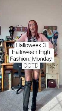 Halloweek 3 Halloween High Fashion: Monday OOTD