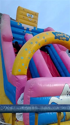 Inflatable castle 🎪🏰 extreme fun #shortsviral #shortfeed2026