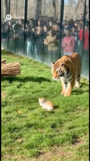 Tiger Meets Kitten — What Happens Next Will Melt Your Heart