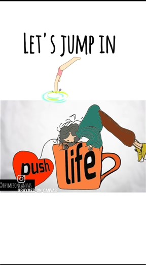 A soft jump in, guided by colors | 2D Animation | Jump Animation | #animationshorts