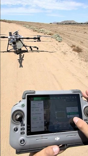 DJI Agras T100 setup through Meta Glasses. See precision agriculture before takeoff. #djiagriculture