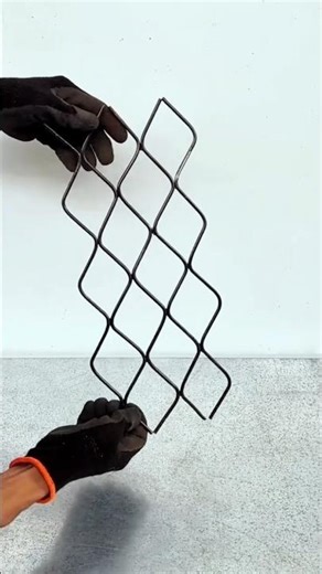 Steel Rod Mesh Making 🎉 Fast Wire Grid Build 👍 #craft