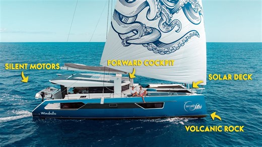 Aboard the Windelo 54 catamaran!