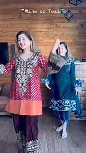 🍷Wine or Teal🪣 Which one do u prefer? Comment ur opinion below ⬇️ #lohri #velvet #suit #festive #ootd | Tanya Malhotra Bespoke Clothing