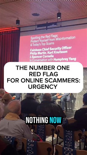 The most dangerous scams today don’t look like scams at all...I recently sat down with 92nd Street Y with Coinbase Chief Security Officer Philip Martin, Spencer Cornelia , and moderator Humphrey Yang to unpack how modern scams work, why smart and experienced people get targeted, and what staying safe really requires right now. Spotting the Red Flags was a timely and eye-opening conversation on misinformation and today’s most sophisticated scams. | Kurt "CyberGuy" Knutsson