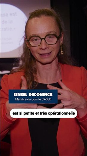 Pourquoi ASED ? Isabel Deconinck, Membre du comité d’ASED