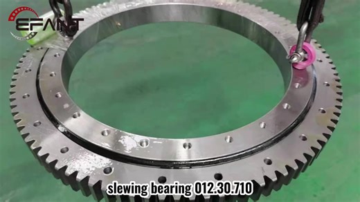 Large Swing Turntable Slewing Bearing with Four Point Contact Internal Gear-High Performance Product Type