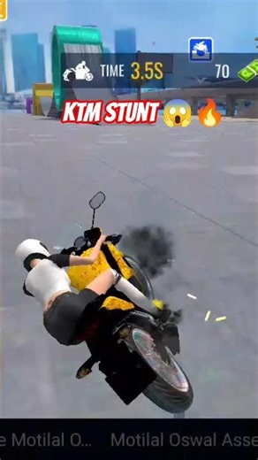 KTM Stunt Riding: The Craziest Moments 😱🔥 | #automobile #gaming #ktm #shorts
