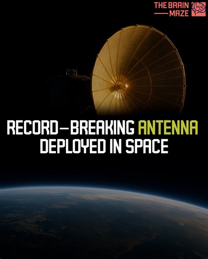 A record-breaking 39-foot antenna has just been deployed in space aboard NASA and ISRO’s NISAR satellite. But why is this massive structure so important, and what will it reveal about our planet? How can radar see movements as small as fractions of an inch from orbit? According to NASA,this milestone marks a turning point in Earth observation and global research. A partnership between the U.S. and India, built to watch our world like never before. | The Brain Maze