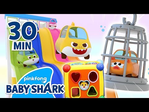 Let's Rescue William with Baby Shark! | +Compilation | Toy Car Baby Shark | Baby Shark Official