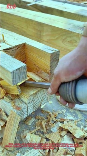 Técnica tradicional de carpintería: haciendo una unión de mortaja