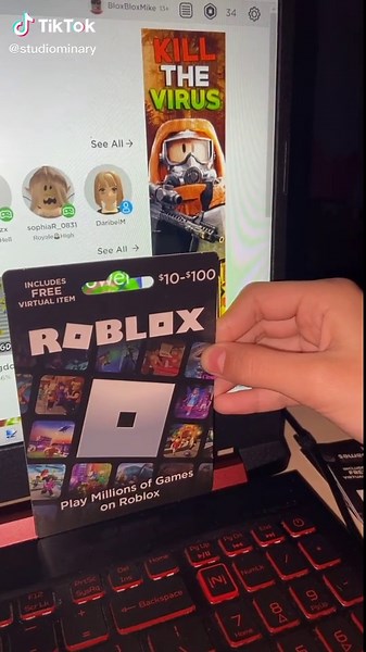 Cómo Poner el Código de una Tarjeta de Roblox