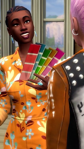 The Sims on Instagram: "customize those spaces to each client & there's no way you can lose! After all, who doesn't have likes  and dislikes ? #SpacesWithPatina #DreamHomeDecorator And with today's free #TheSims4 base game update, Sims can have them too, along with six new hair colors! ✨朗 Available now to all players ️ (Link in story for patch notes)"