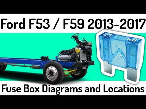 (2013-2017) Ford F53/F59 Fuse Box Diagrams and Fuse Panel Locations✅