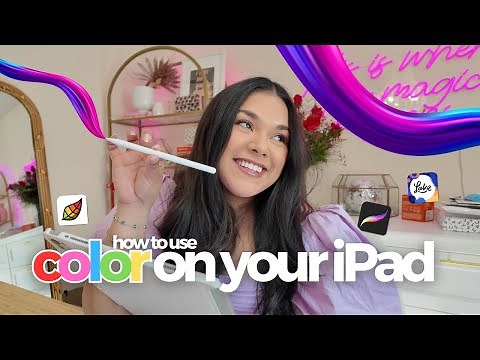 How to use coloring pages on your iPad 🎨